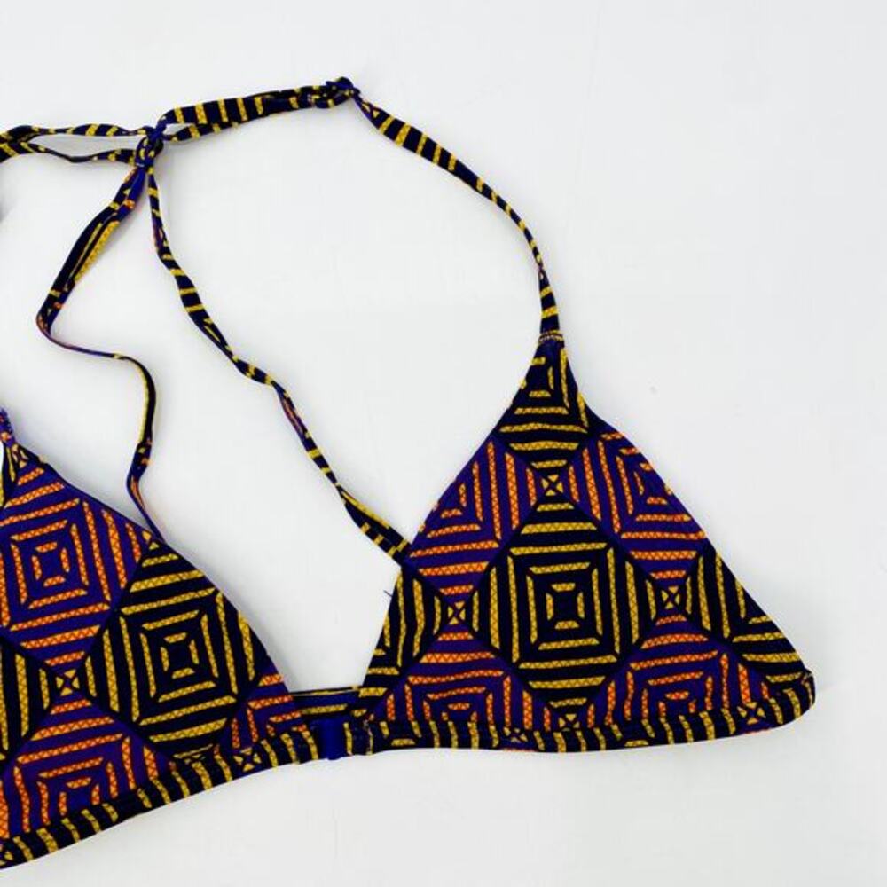Urban Outfitters Out From Under Size S Multicolored Geometric Bikini Top